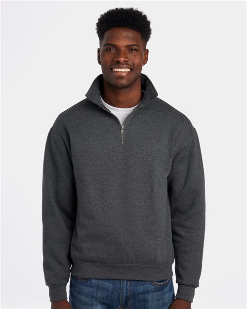 4528MR Unisex Super Sweats NuBlend® Quarter-Zip Cadet Collar Sweatshirt