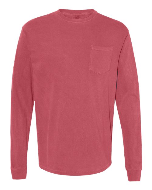 4410 Garment-Dyed Heavyweight Long Sleeve Pocket T-Shirt
