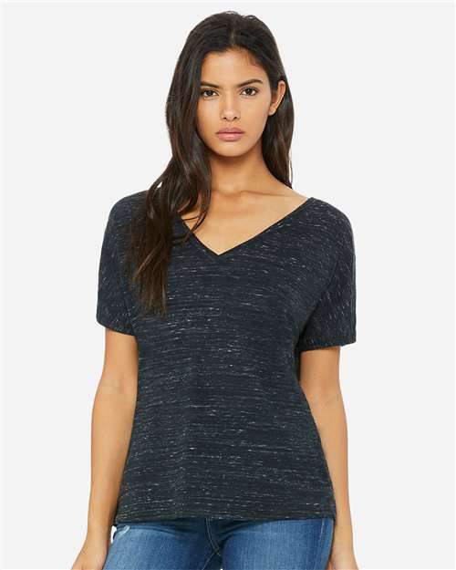 8815 Women’s Slouchy V-Neck Tee