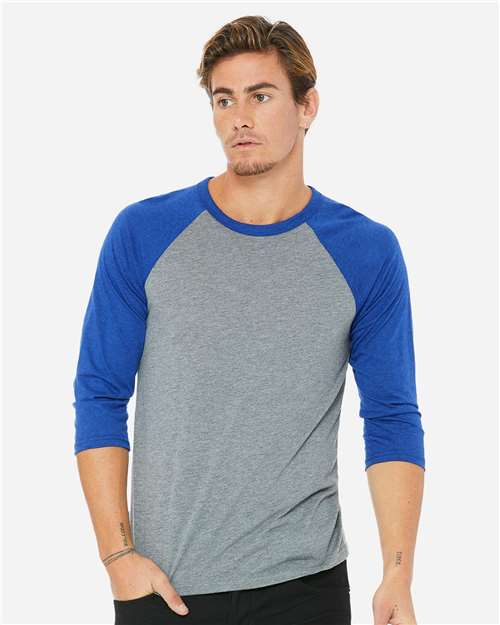3200 Unisex Three-Quarter Sleeve Baseball Tee