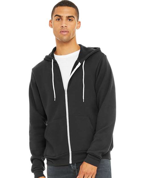 3739 Unisex Sponge Fleece Full-Zip Hoodie Sweatshirt
