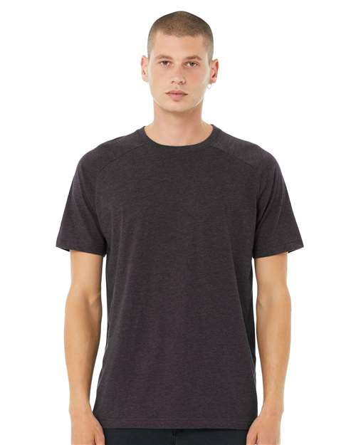 3201 Men's Heather CVC Raglan Tee
