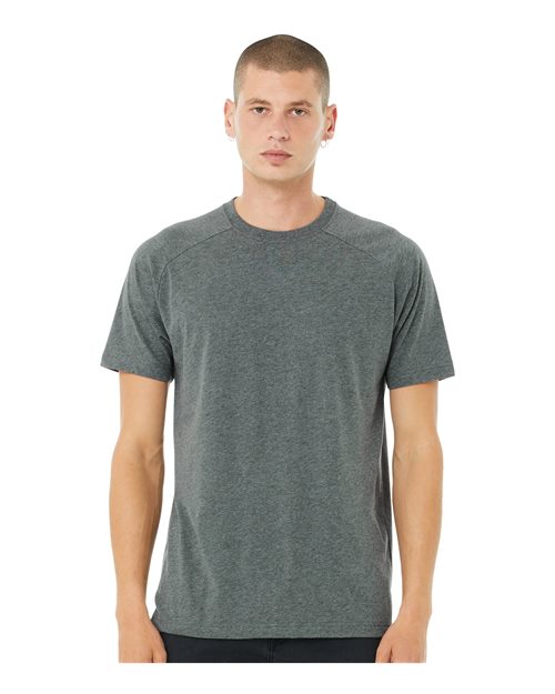 3201 Men's Heather CVC Raglan Tee