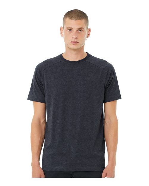 3201 Men's Heather CVC Raglan Tee
