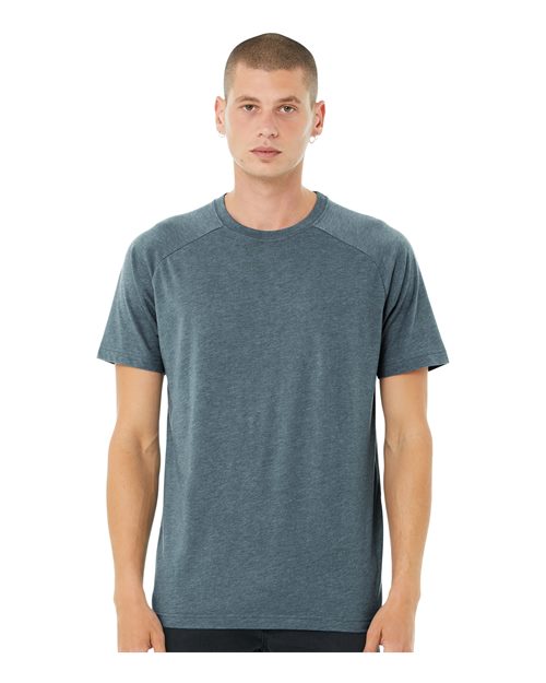 3201 Men's Heather CVC Raglan Tee