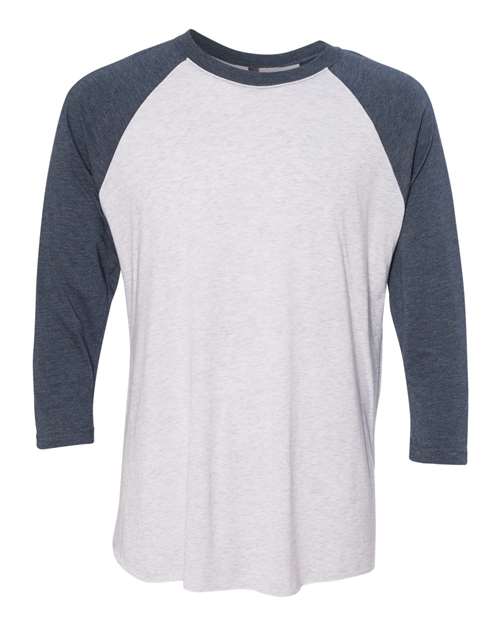 6051 Unisex Triblend Three-Quarter Raglan T-Shirt