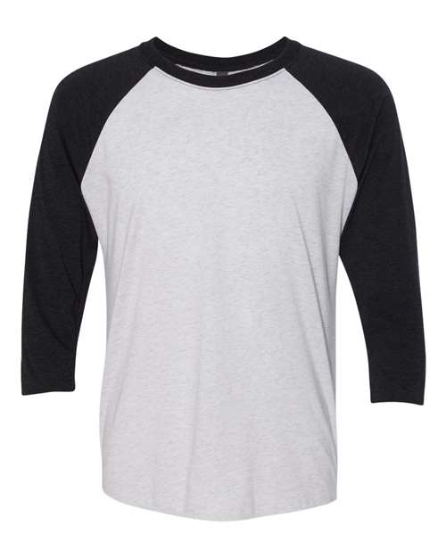 6051 Unisex Triblend Three-Quarter Raglan T-Shirt