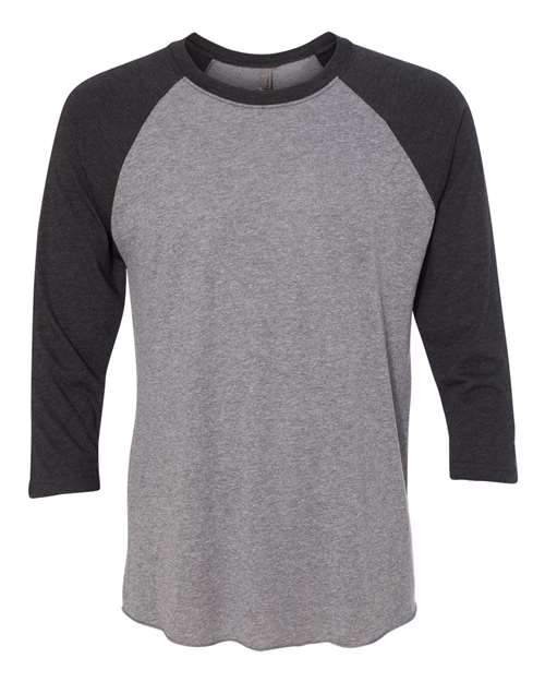 6051 Unisex Triblend Three-Quarter Raglan T-Shirt