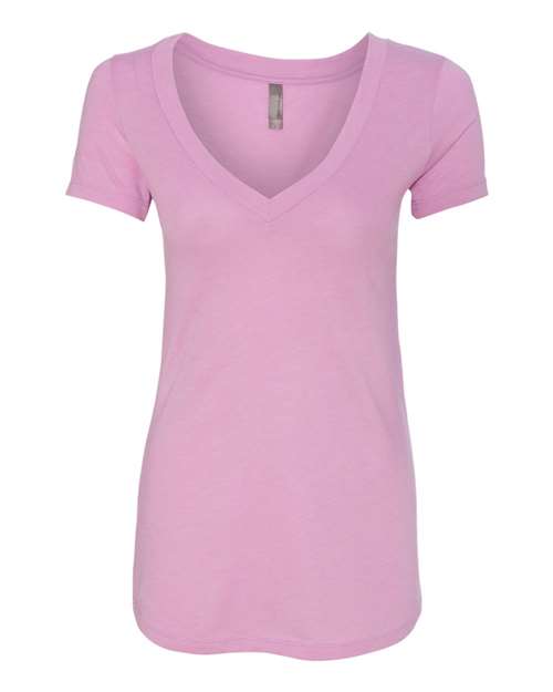 6740 Women’s Triblend Deep V-Neck T-Shirt