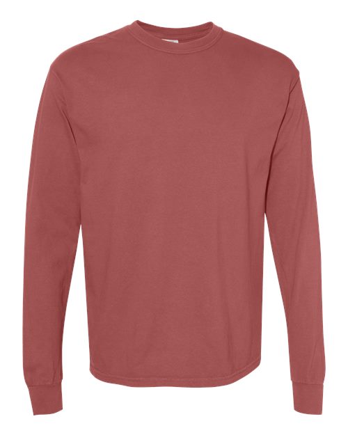6014 Garment-Dyed Heavyweight Long Sleeve T-Shirt