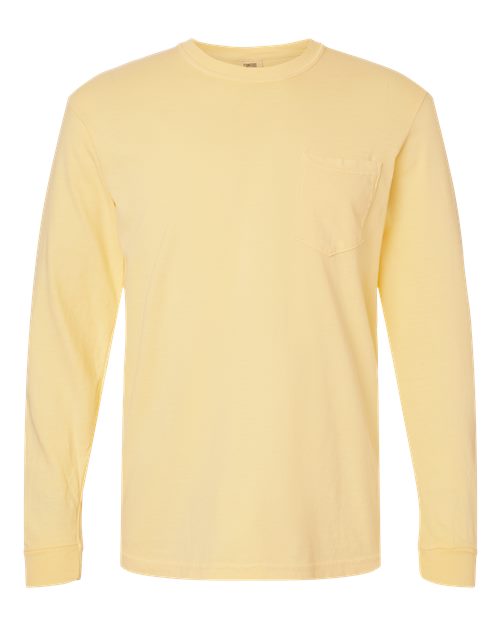 4410 Garment-Dyed Heavyweight Long Sleeve Pocket T-Shirt