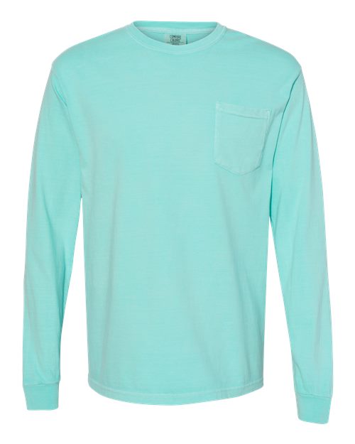 4410 Garment-Dyed Heavyweight Long Sleeve Pocket T-Shirt