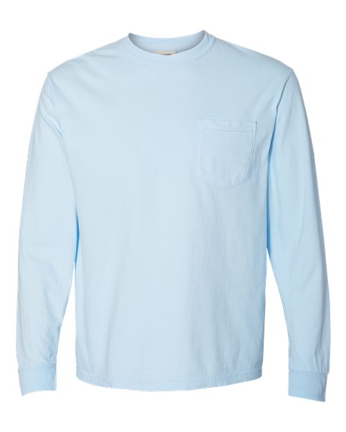 4410 Garment-Dyed Heavyweight Long Sleeve Pocket T-Shirt