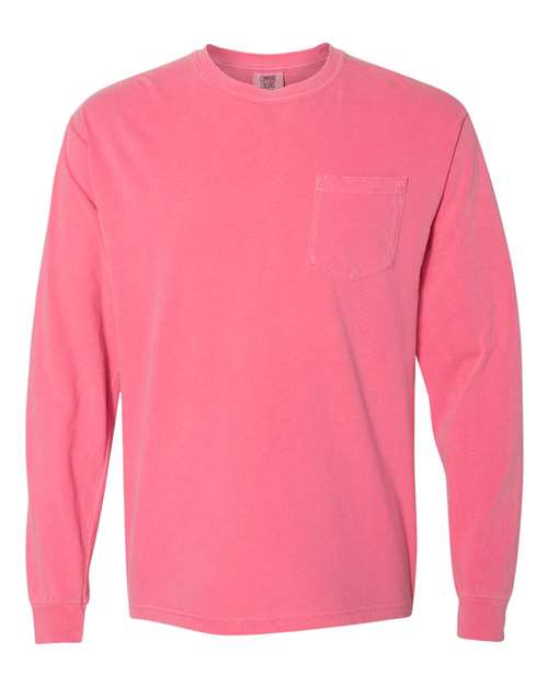 4410 Garment-Dyed Heavyweight Long Sleeve Pocket T-Shirt