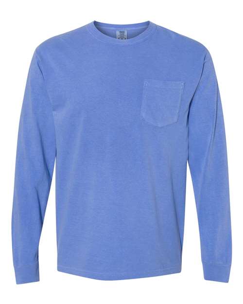 4410 Garment-Dyed Heavyweight Long Sleeve Pocket T-Shirt