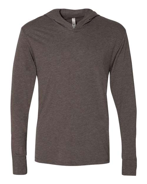 6021 Unisex Triblend Hooded Long Sleeve Pullover T-Shirt