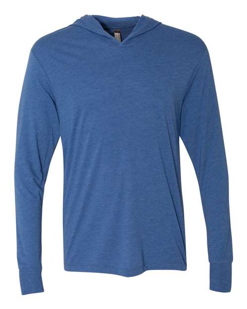 6021 Unisex Triblend Hooded Long Sleeve Pullover T-Shirt