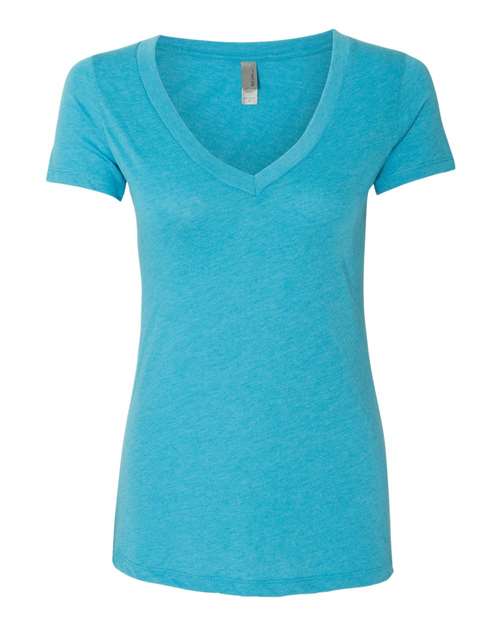 6740 Women’s Triblend Deep V-Neck T-Shirt