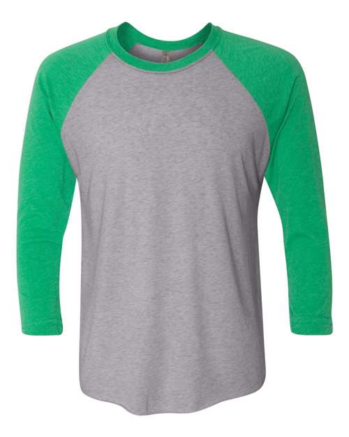 6051 Unisex Triblend Three-Quarter Raglan T-Shirt