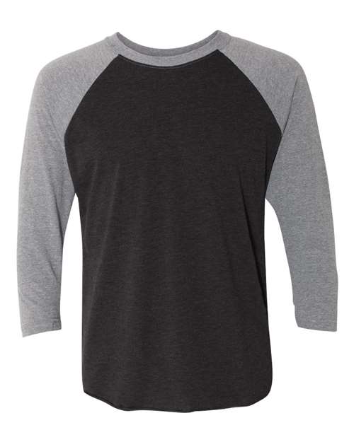 6051 Unisex Triblend Three-Quarter Raglan T-Shirt