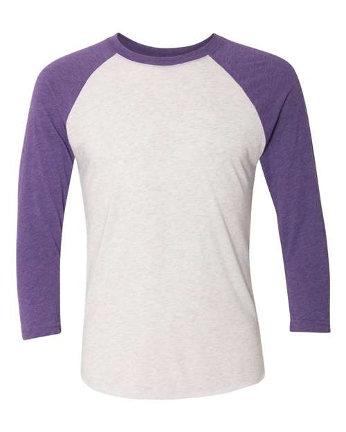 6051 Unisex Triblend Three-Quarter Raglan T-Shirt