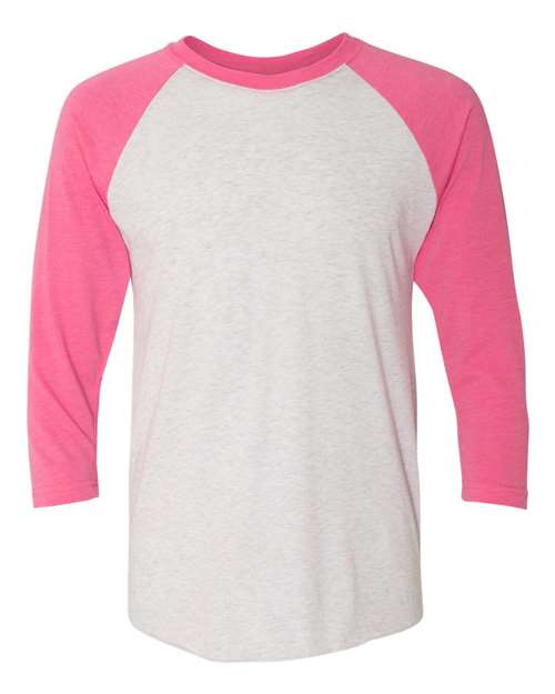6051 Unisex Triblend Three-Quarter Raglan T-Shirt