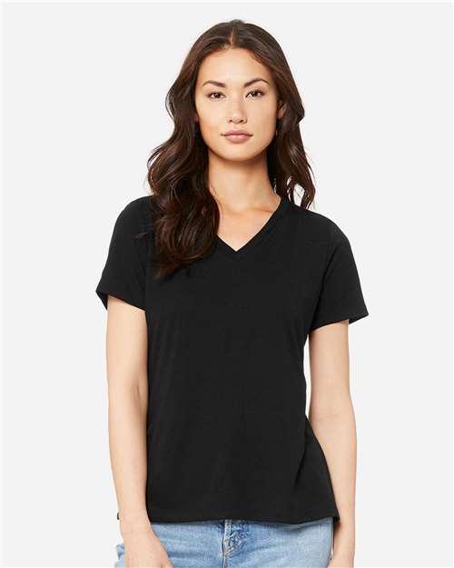 6415 Women's Relaxed Triblend V-Neck Tee