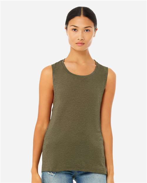 8803 Women's Flowy Scoop Muscle Tank