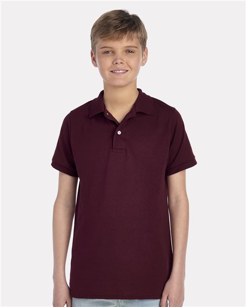 437YR SpotShield® Youth 50/50 Polo