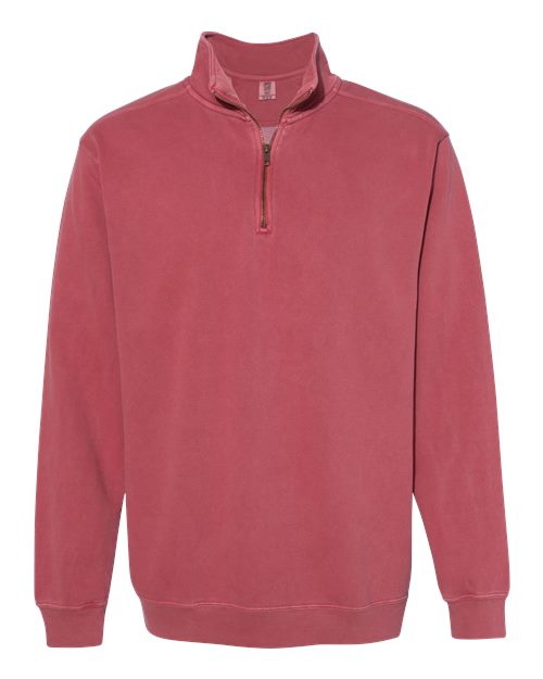 1580 Unisex Garment-Dyed Quarter-Zip Sweatshirt