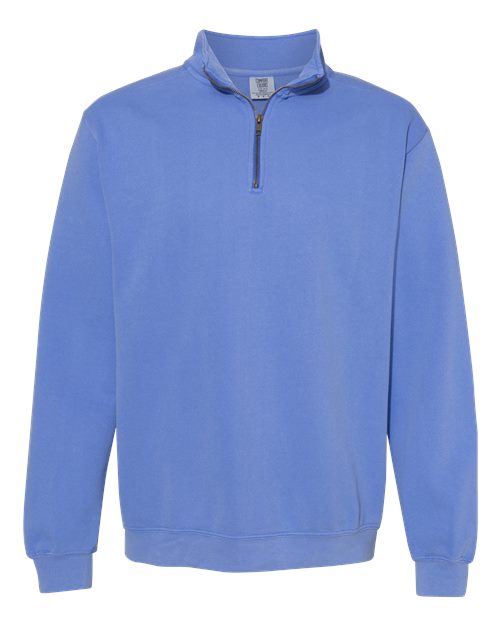 1580 Unisex Garment-Dyed Quarter-Zip Sweatshirt
