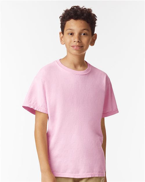 9018 Youth Garment-Dyed Heavyweight T-Shirt