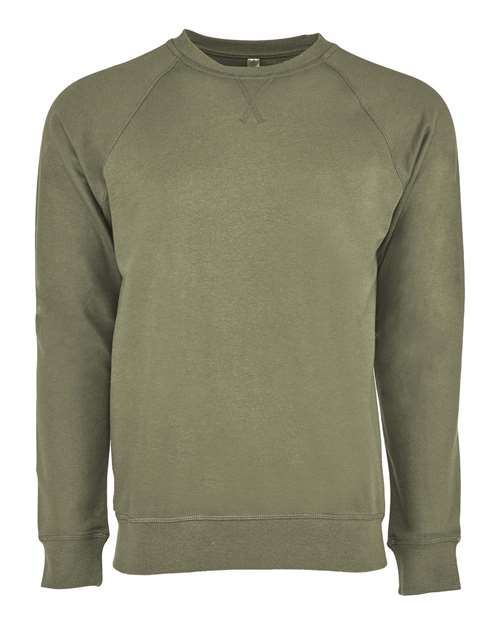 9000 Unisex Laguna Raglan Crewneck Sweatshirt