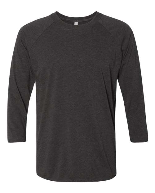 6051 Unisex Triblend Three-Quarter Raglan T-Shirt