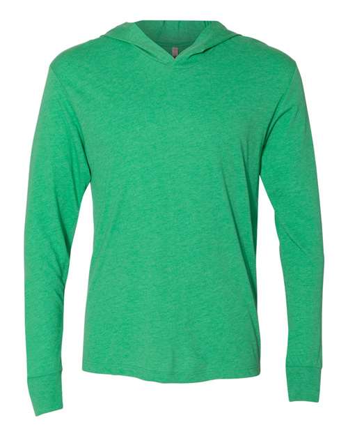 6021 Unisex Triblend Hooded Long Sleeve Pullover T-Shirt