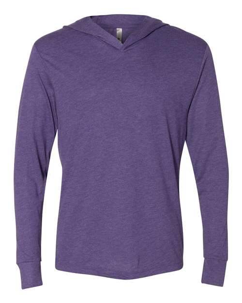 6021 Unisex Triblend Hooded Long Sleeve Pullover T-Shirt