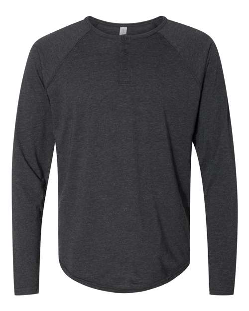 6072 Men's Triblend Henley T-Shirt