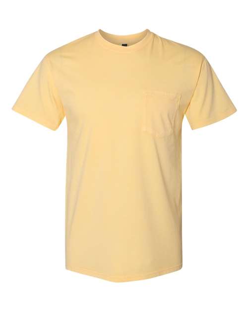 7415 Unisex Inspired Dye Pocket T-Shirt
