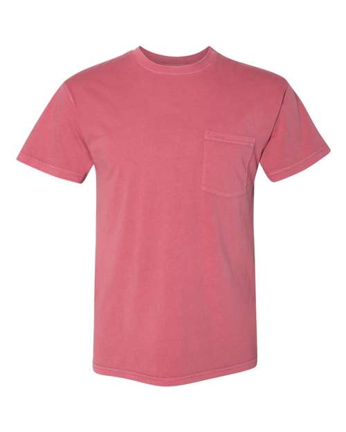 7415 Unisex Inspired Dye Pocket T-Shirt