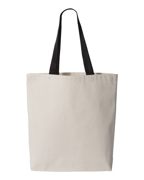Q4400 11L Canvas Tote with Contrast-Color Handles