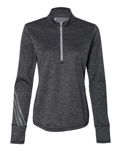 A285 Women's Brushed Terry Heathered Quarter-Zip Pullover