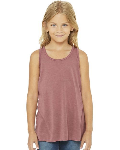 8800Y Youth Flowy Racerback Tank