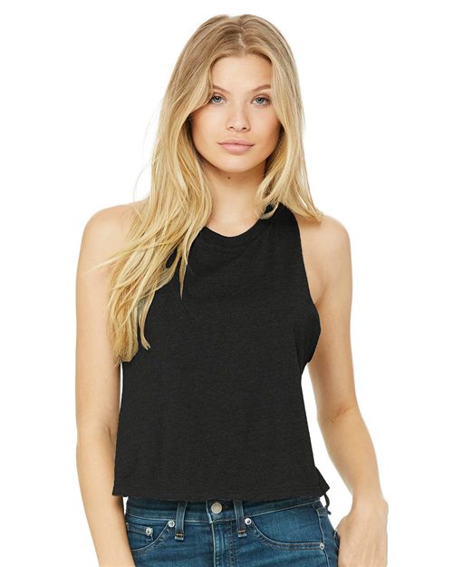 6682 Women's Racerback Crop Tank