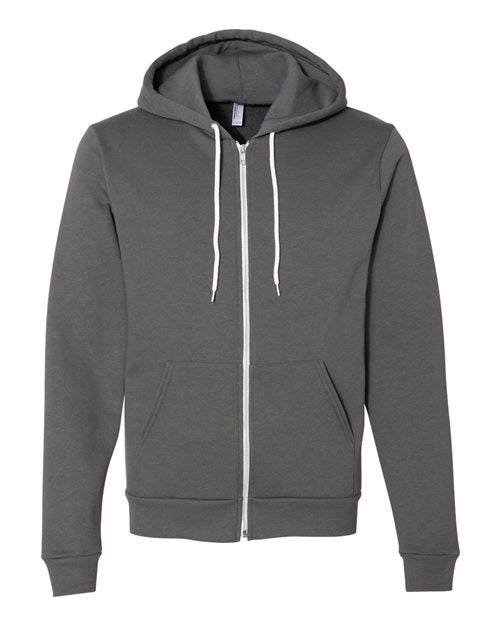 F497US Unisex USA-Made Flex Fleece Full-Zip Hoodie Sweatshirt
