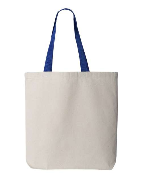 Q4400 11L Canvas Tote with Contrast-Color Handles