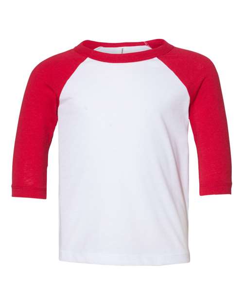 3200T Toddler Three-Quarter Sleeve Baseball Tee