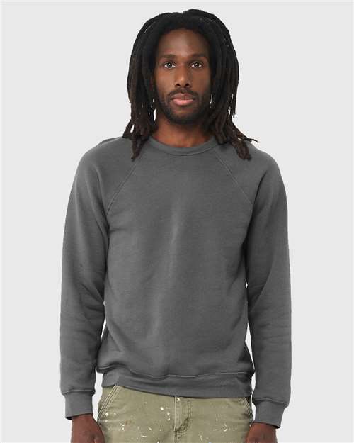 3901 Unisex Sponge Fleece Raglan Crewneck Sweatshirt