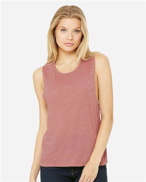 8803 Women's Flowy Scoop Muscle Tank