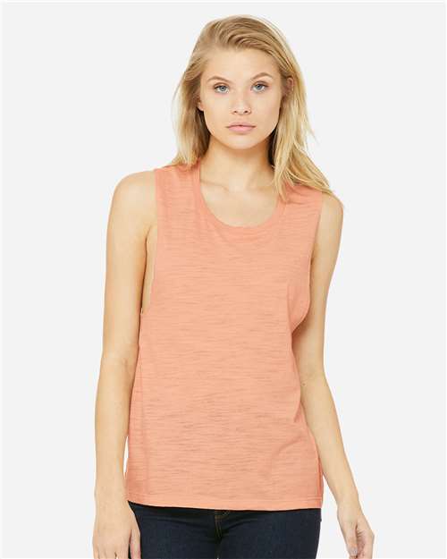 8803 Women's Flowy Scoop Muscle Tank