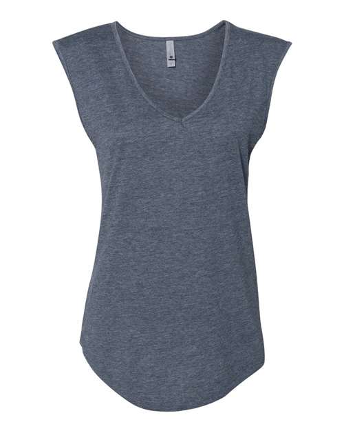 5040 Women's Festival Sleeveless Deep V-Neck T-Shirt